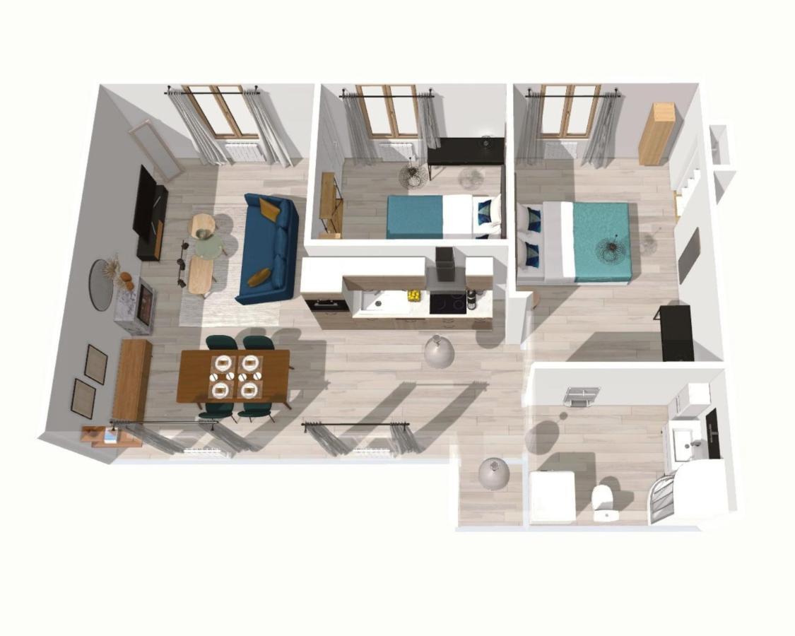 Montluçon Artsmalt *Ideal Pro * Proche Commerces * 2 Chambres * Tout Confort מראה חיצוני תמונה